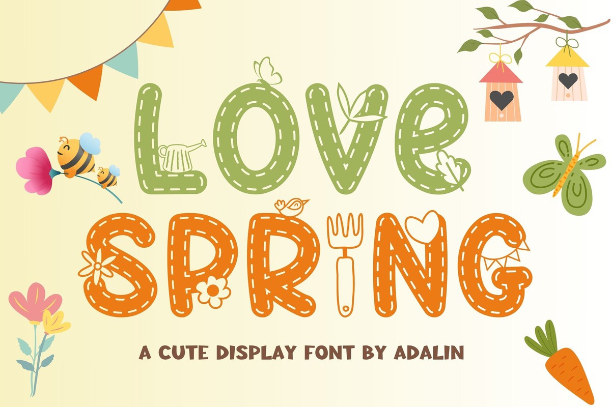 Love Spring Font preview