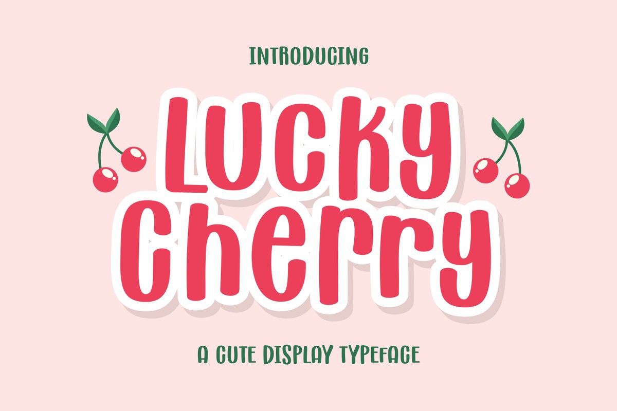 Lucky Cherry Font preview