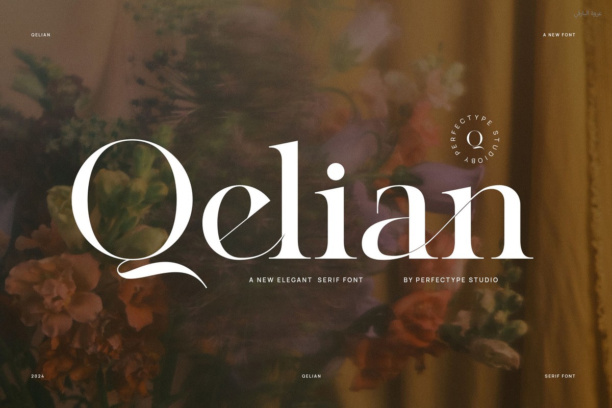 Qelian Font preview