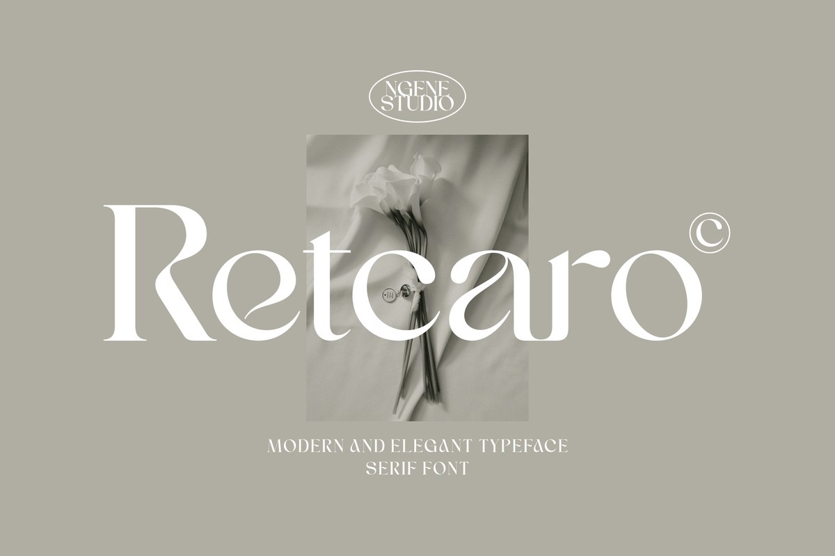 Retcaro Font preview