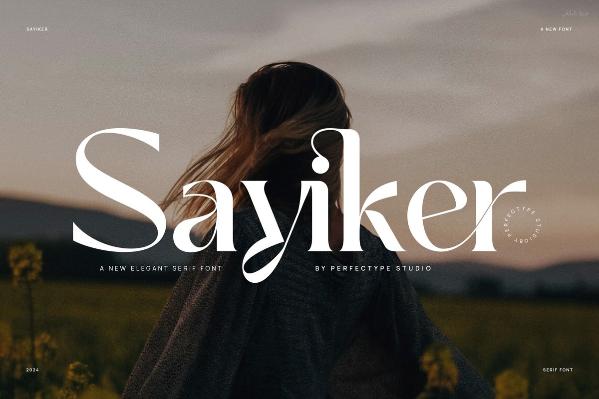 Sayiker Font preview