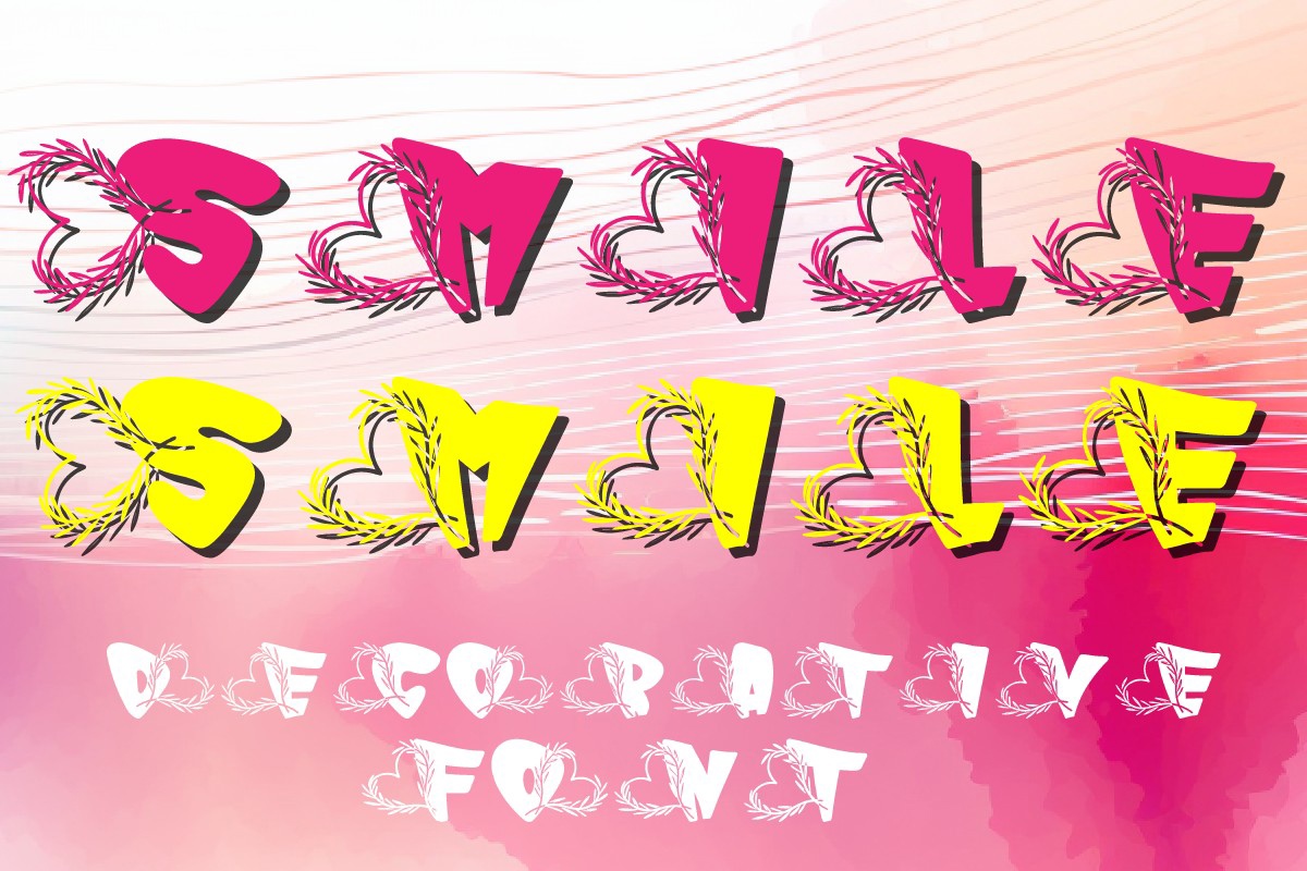 Smile Smile Font preview