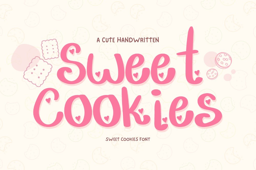 Sweet Cookies Regular Font preview