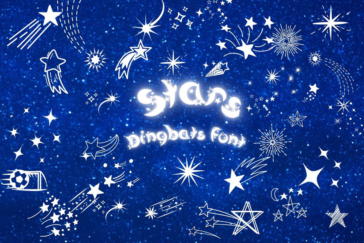 Stars Font preview