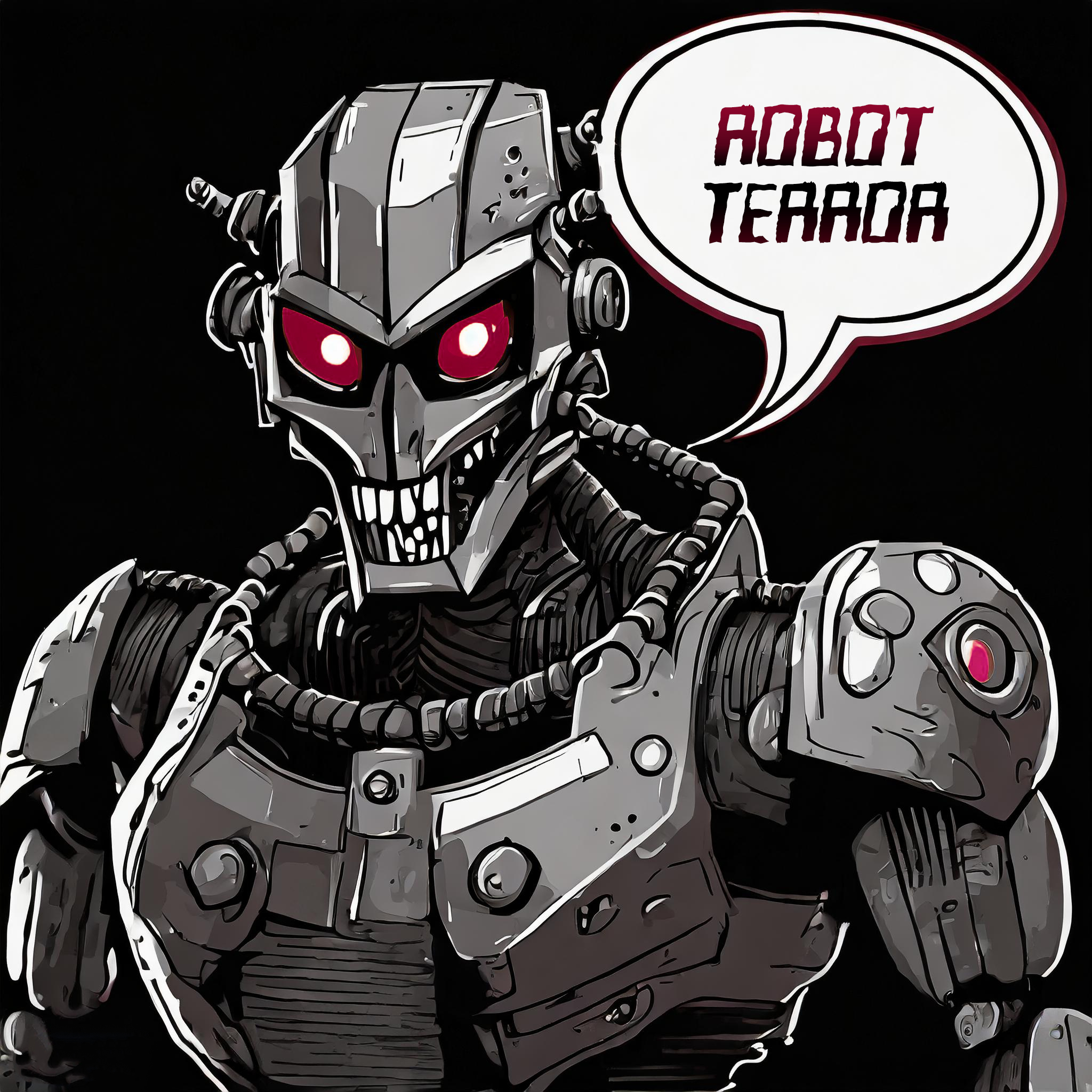 Robot Terror Font preview
