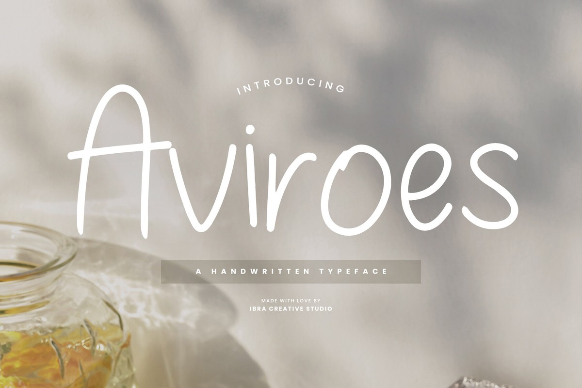 Aviroes Font preview
