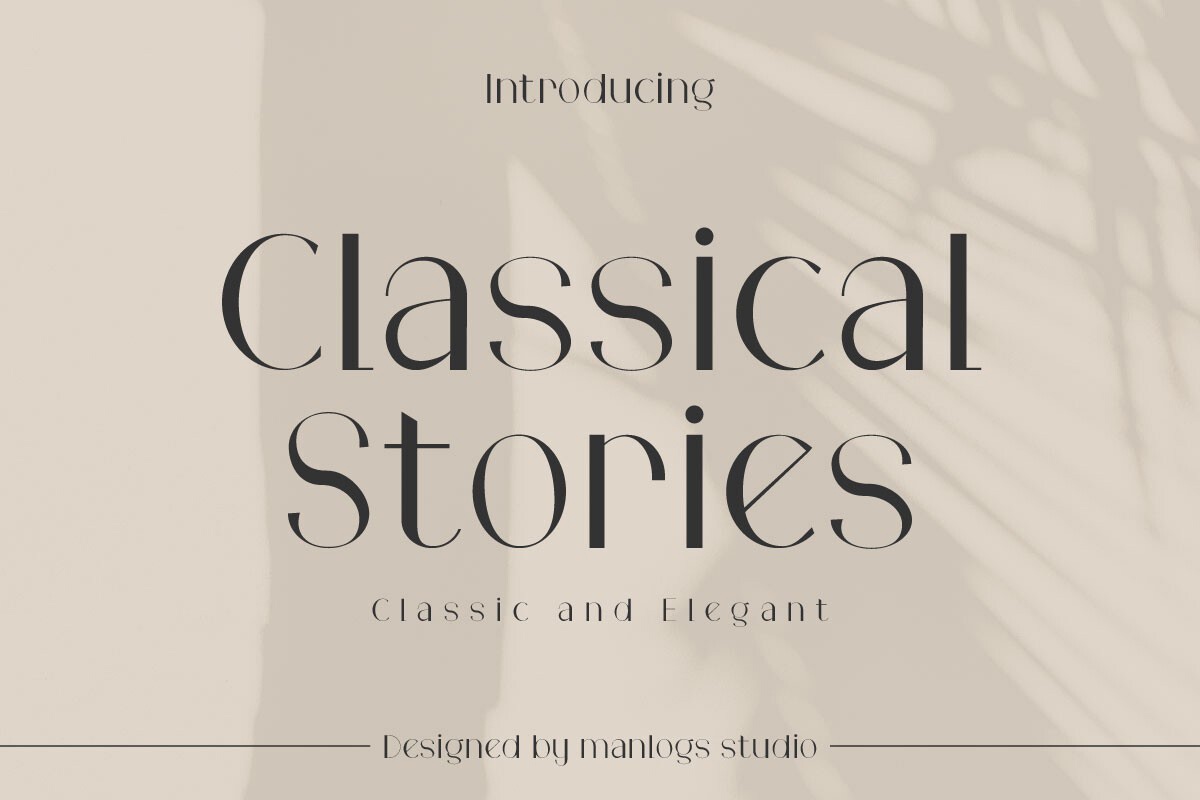 Classical Stories Regular Font preview