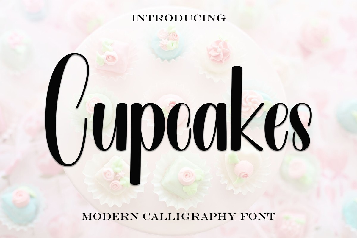 Cupcakes Font preview