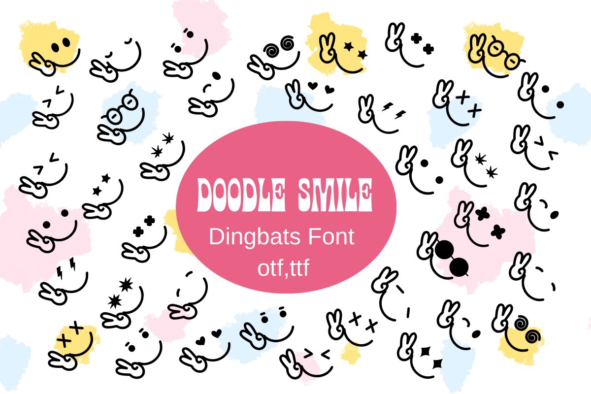 Doodle Smile Font preview