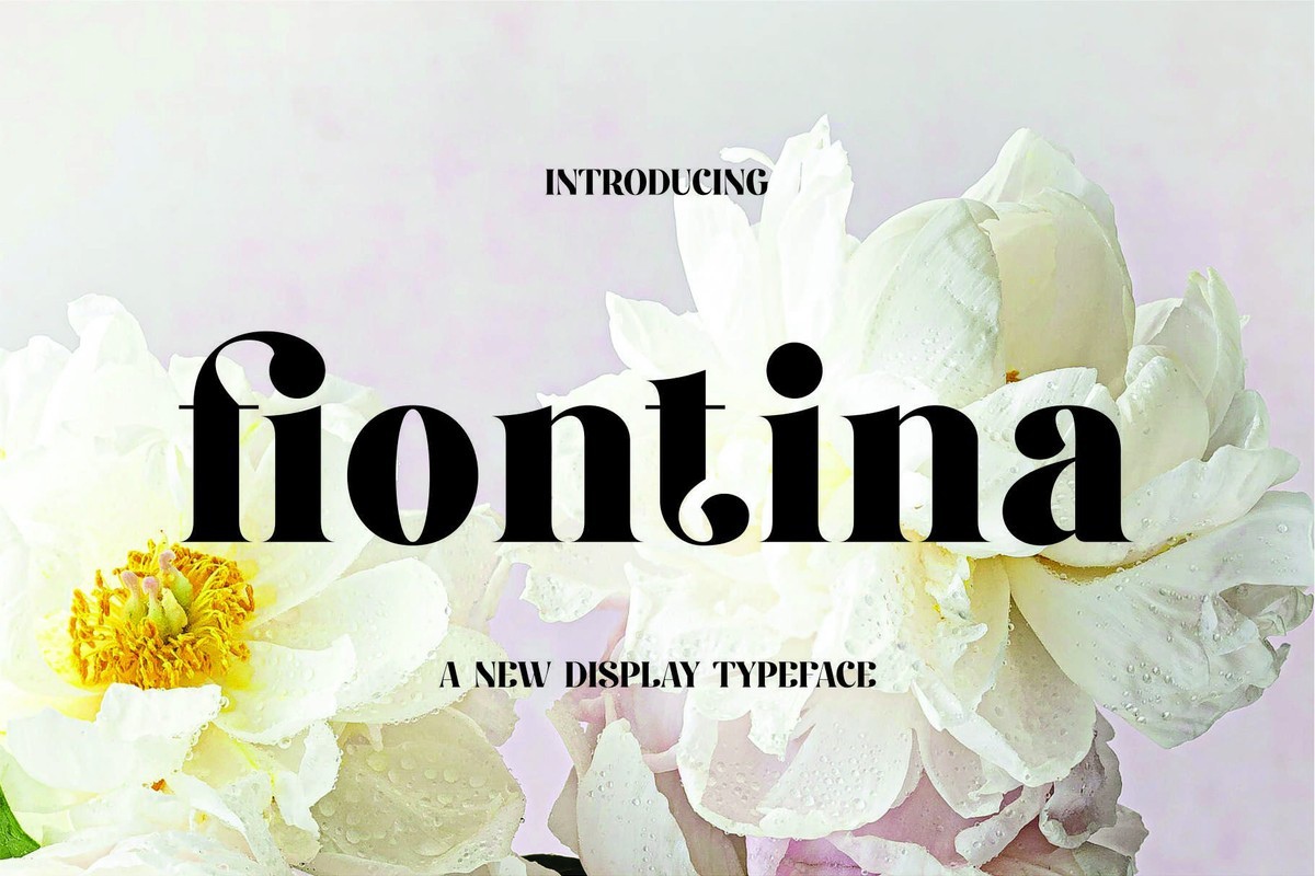 Fiontina Font preview