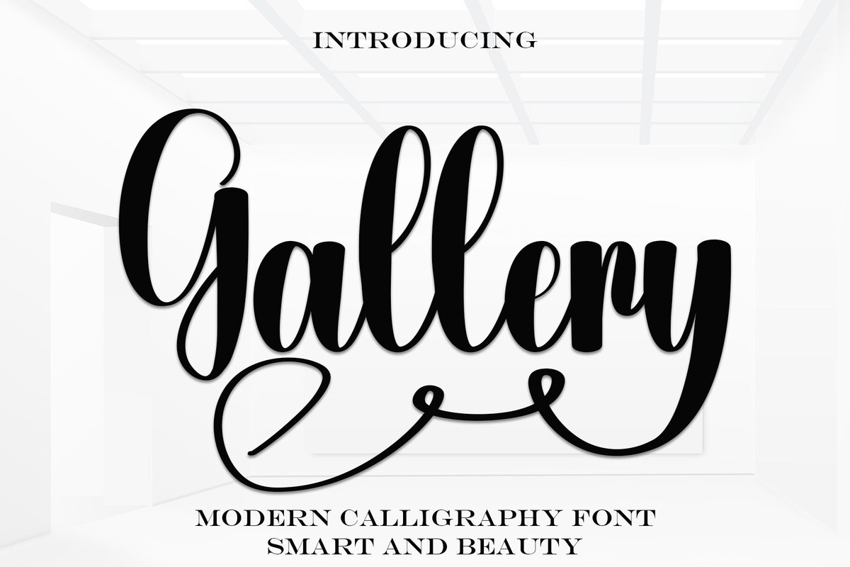 Gallery Font preview