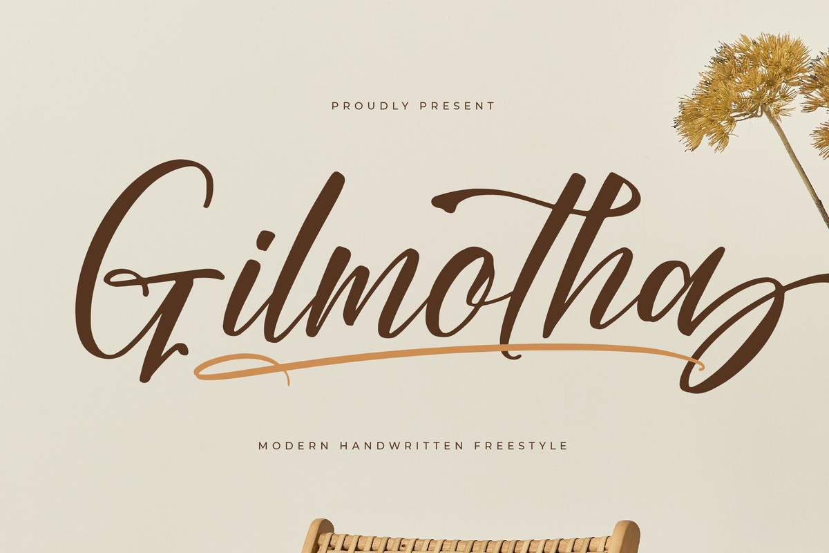 Gilmotha Font preview