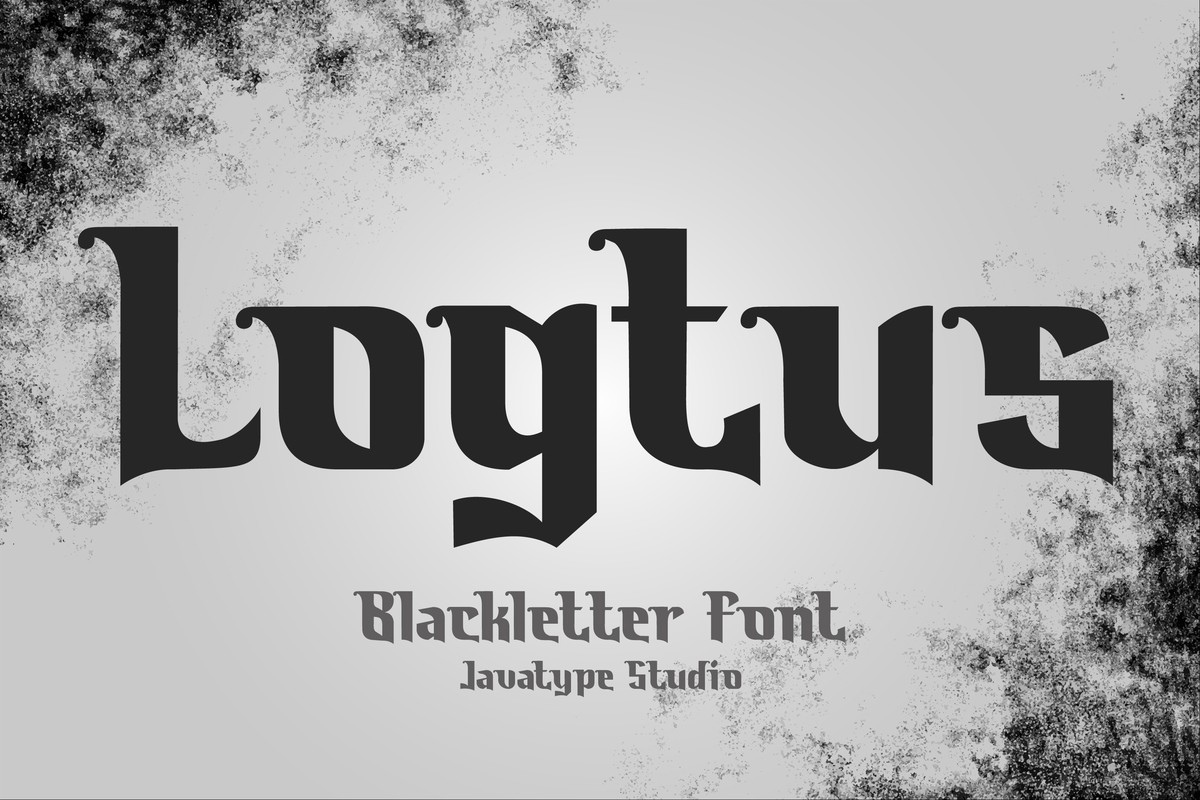 Logtus Font preview