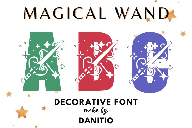 Magical Wand Font preview