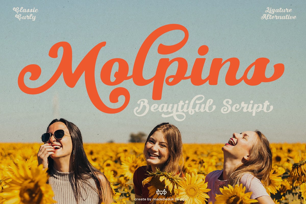 Molpins Font preview