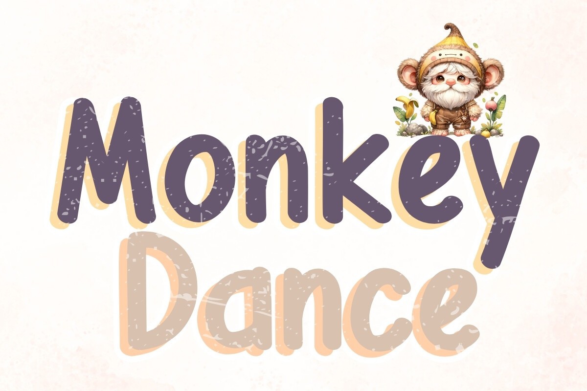 Monkey Dance Font preview