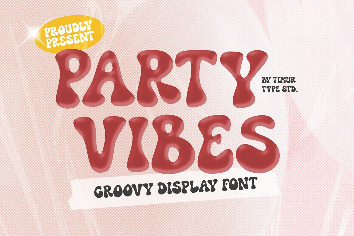 Party Vibes Font preview