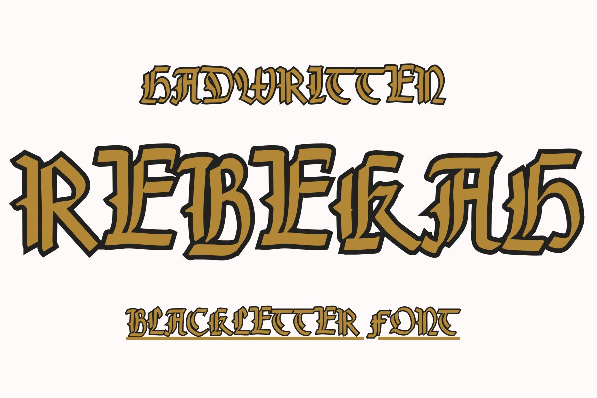 Rebekah Font preview