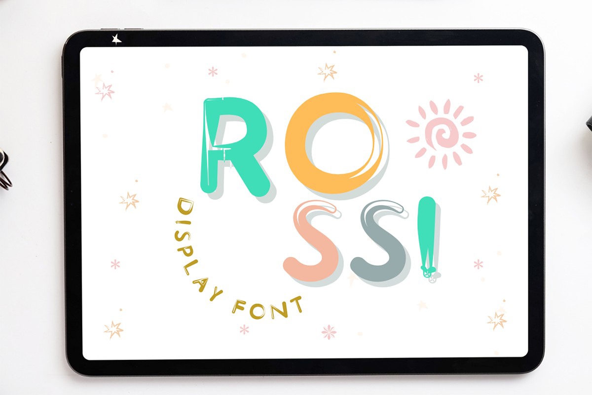 Rossi Font preview