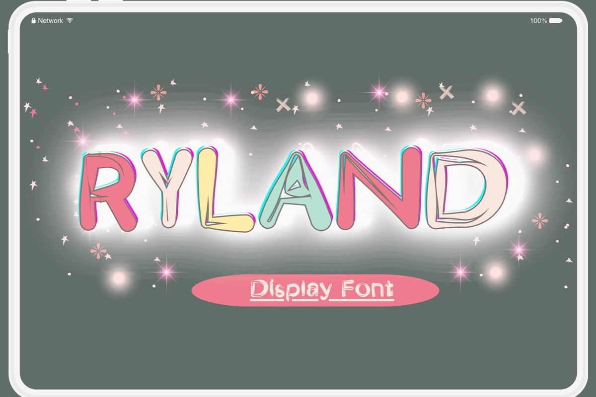 Rуland Font preview