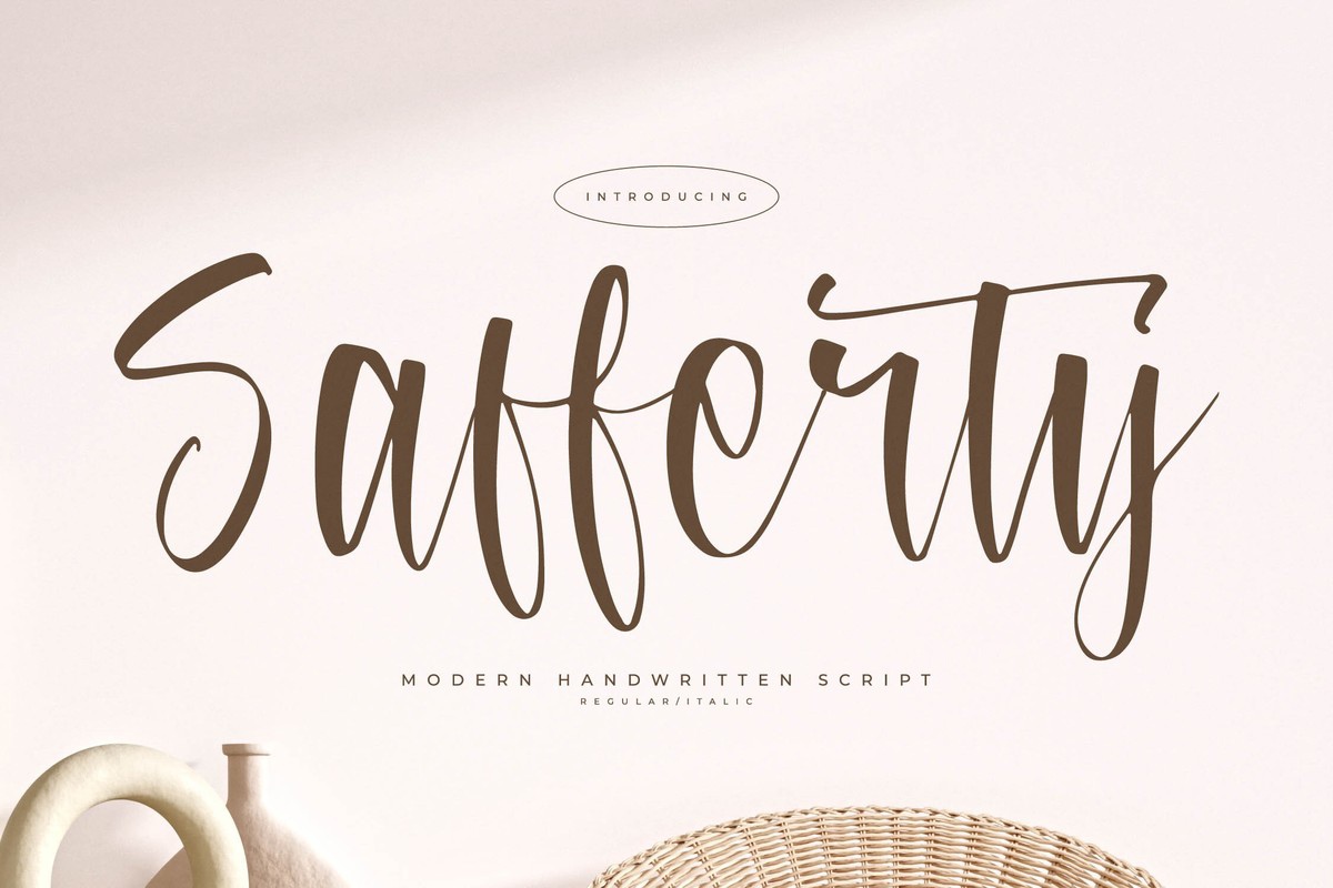 Safferty Font preview