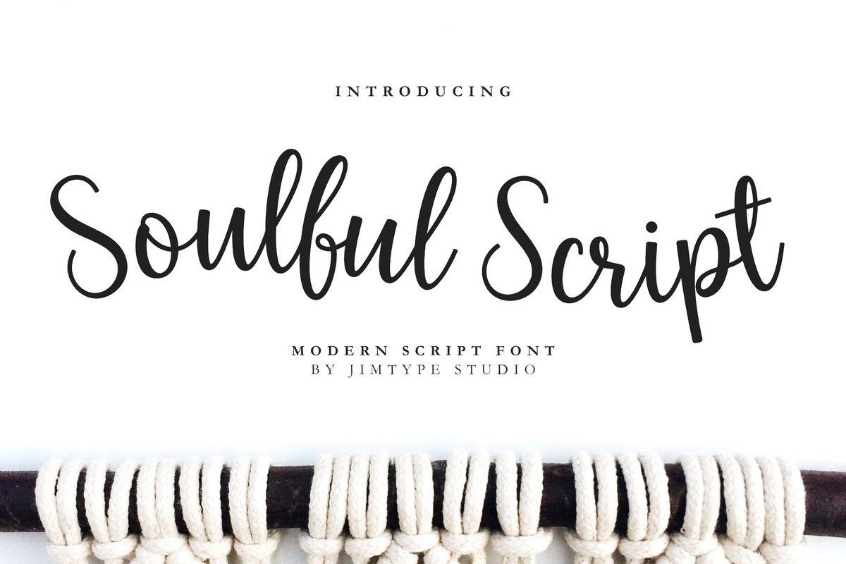 Soulful Script Font preview