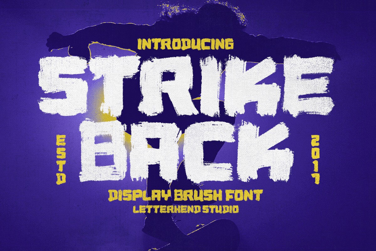 Strike Back Regular Font preview