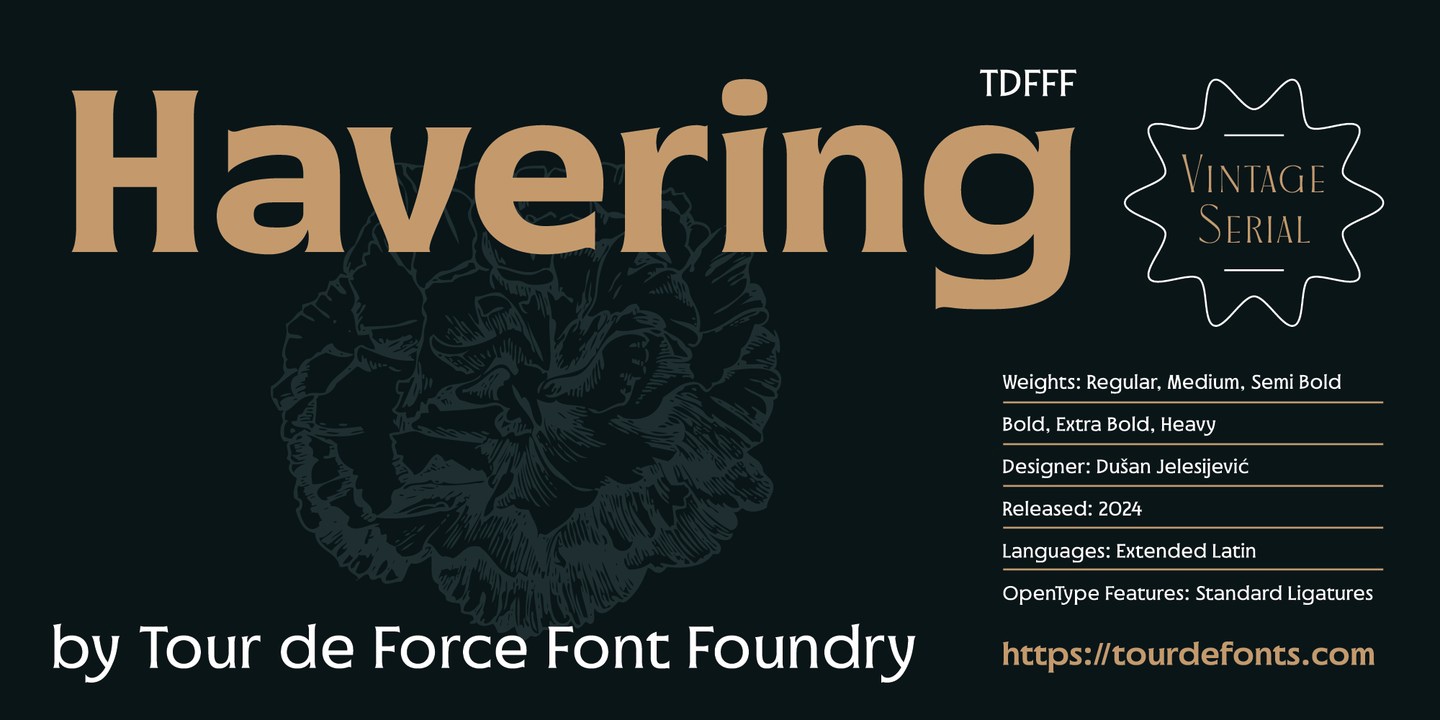 Havering Font preview