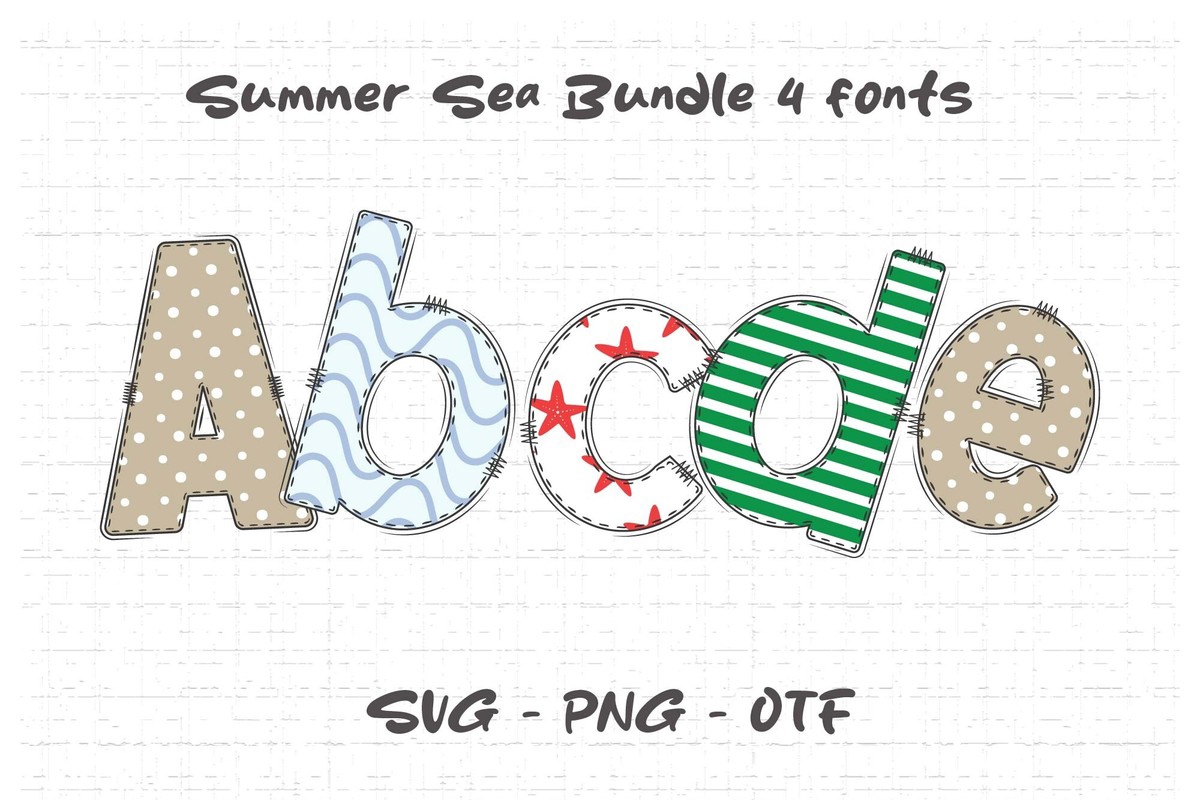 Summer Sea Font preview