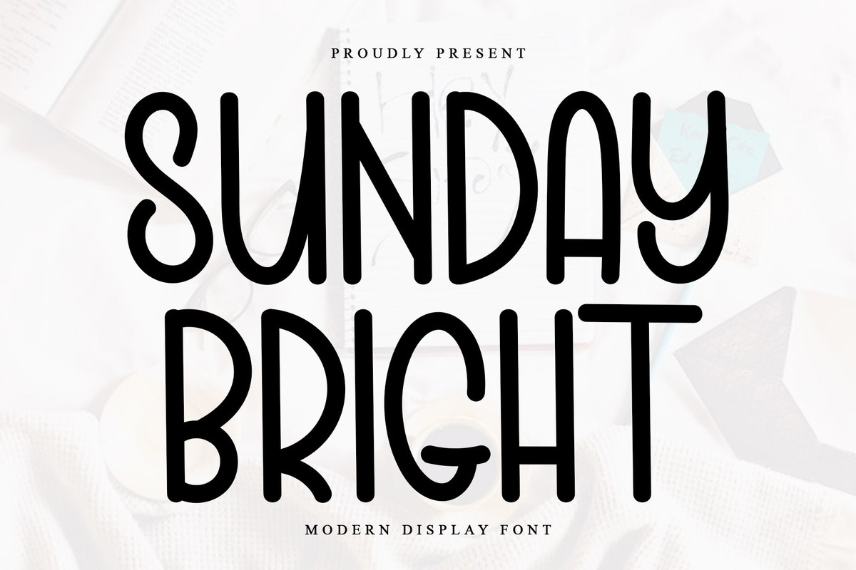 Sunday Bright Regular Font preview