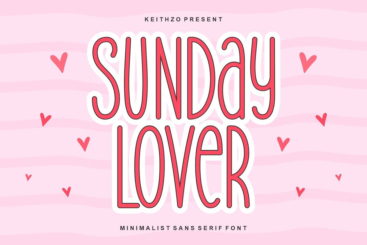 Sunday Lover Font preview