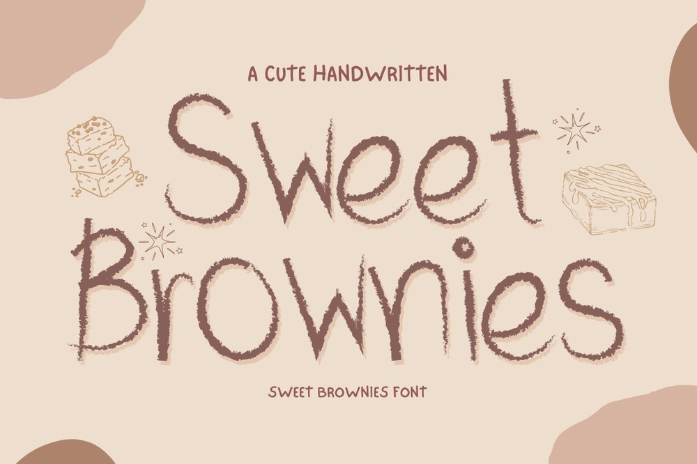 Sweet Brownies Font preview