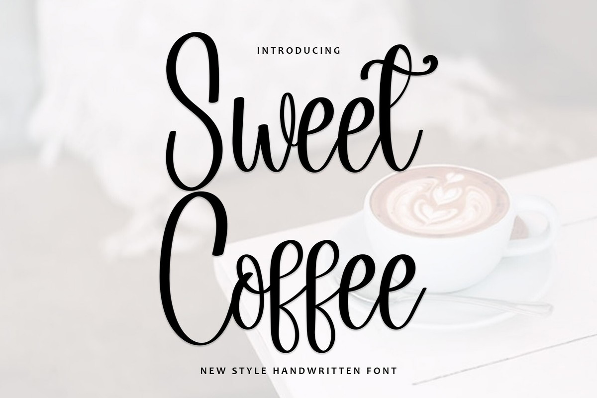 Sweet Coffee Font preview