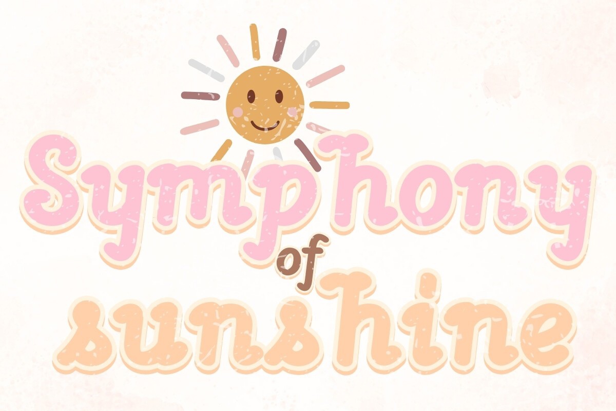 Symphony of Sunshine Font preview