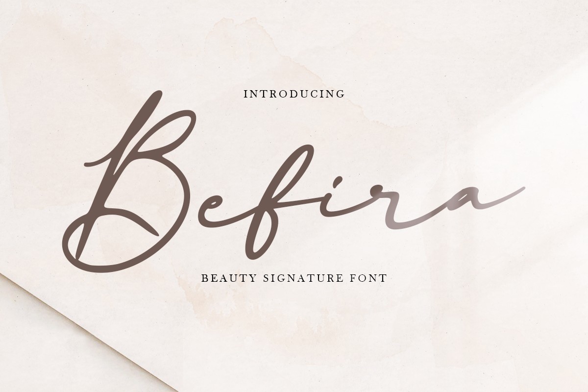 Befira Font preview