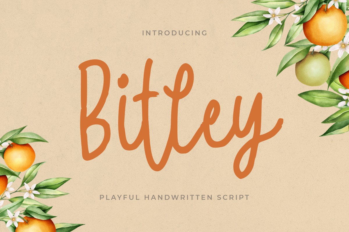 Bitley Font preview