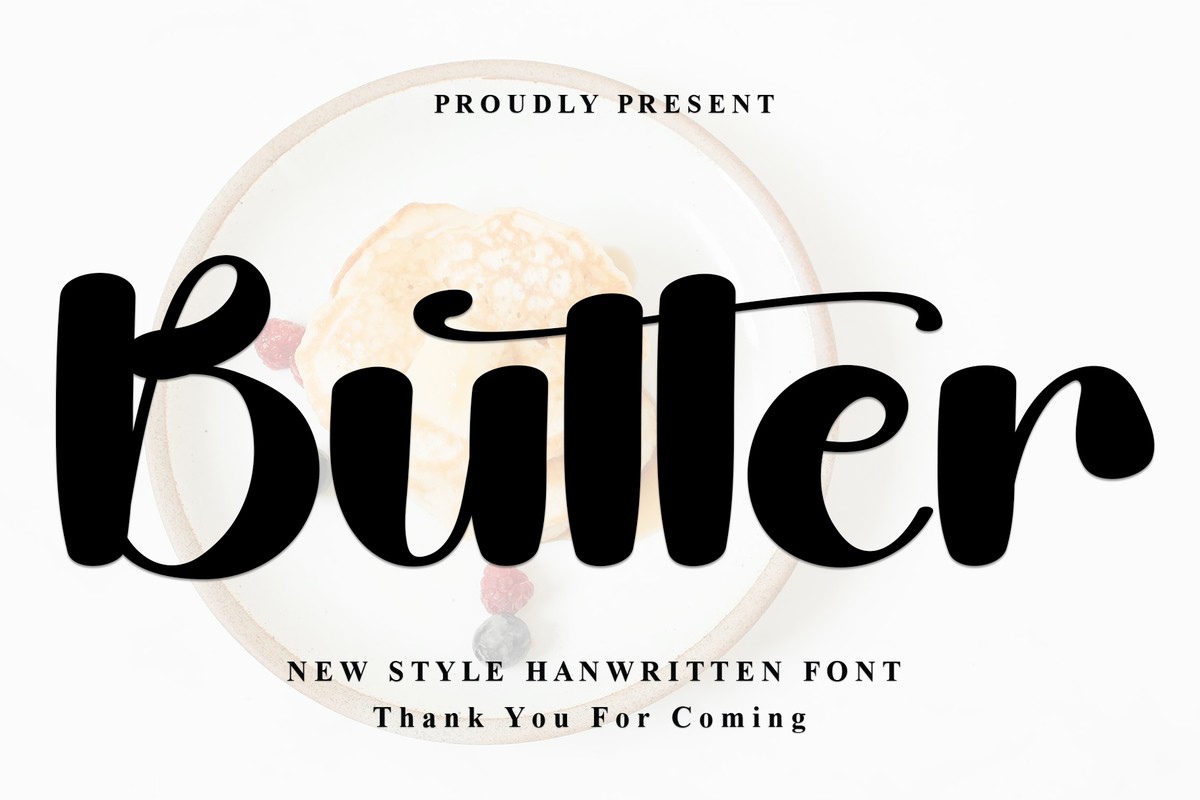 Butter Font preview