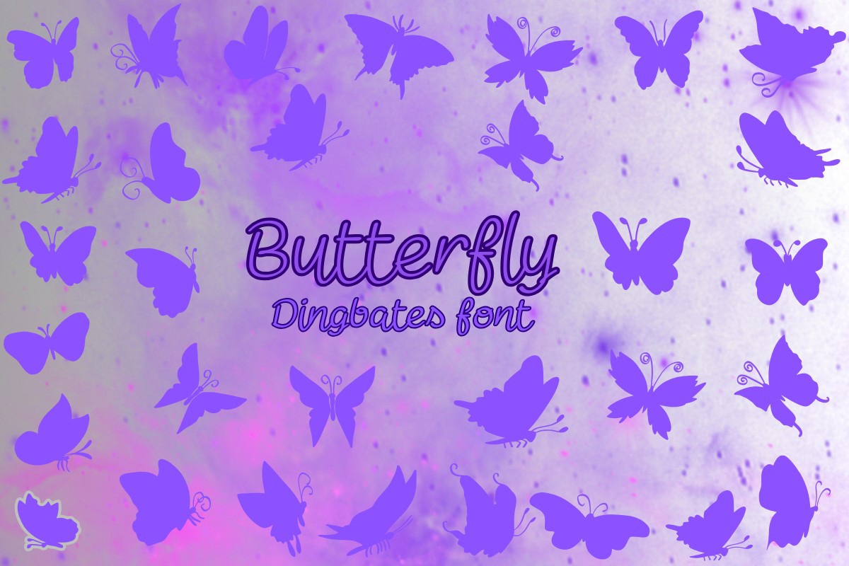 Buttеrfly Regular Font preview