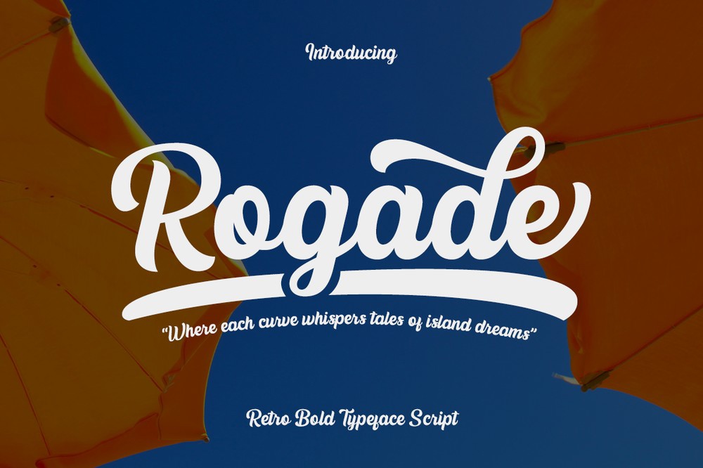 CF Rogade Font preview