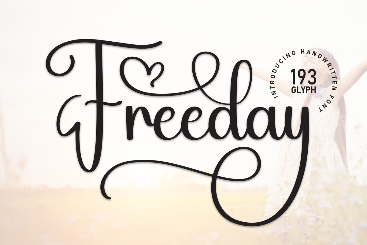 Freeday Font preview