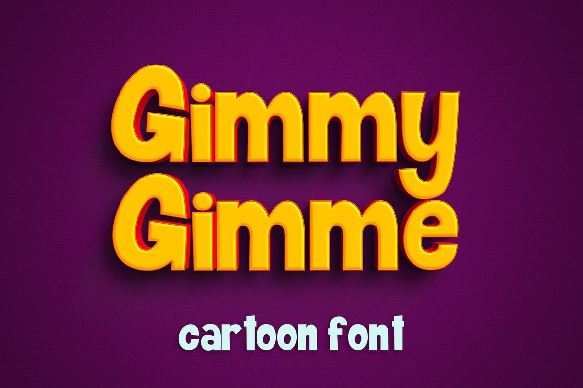 Gimmy Gimme Font preview