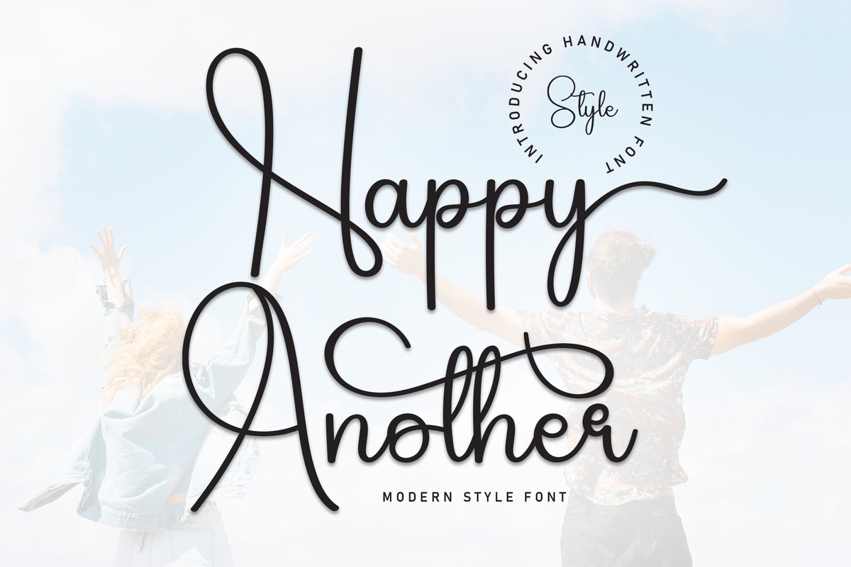 Happy Another Font preview