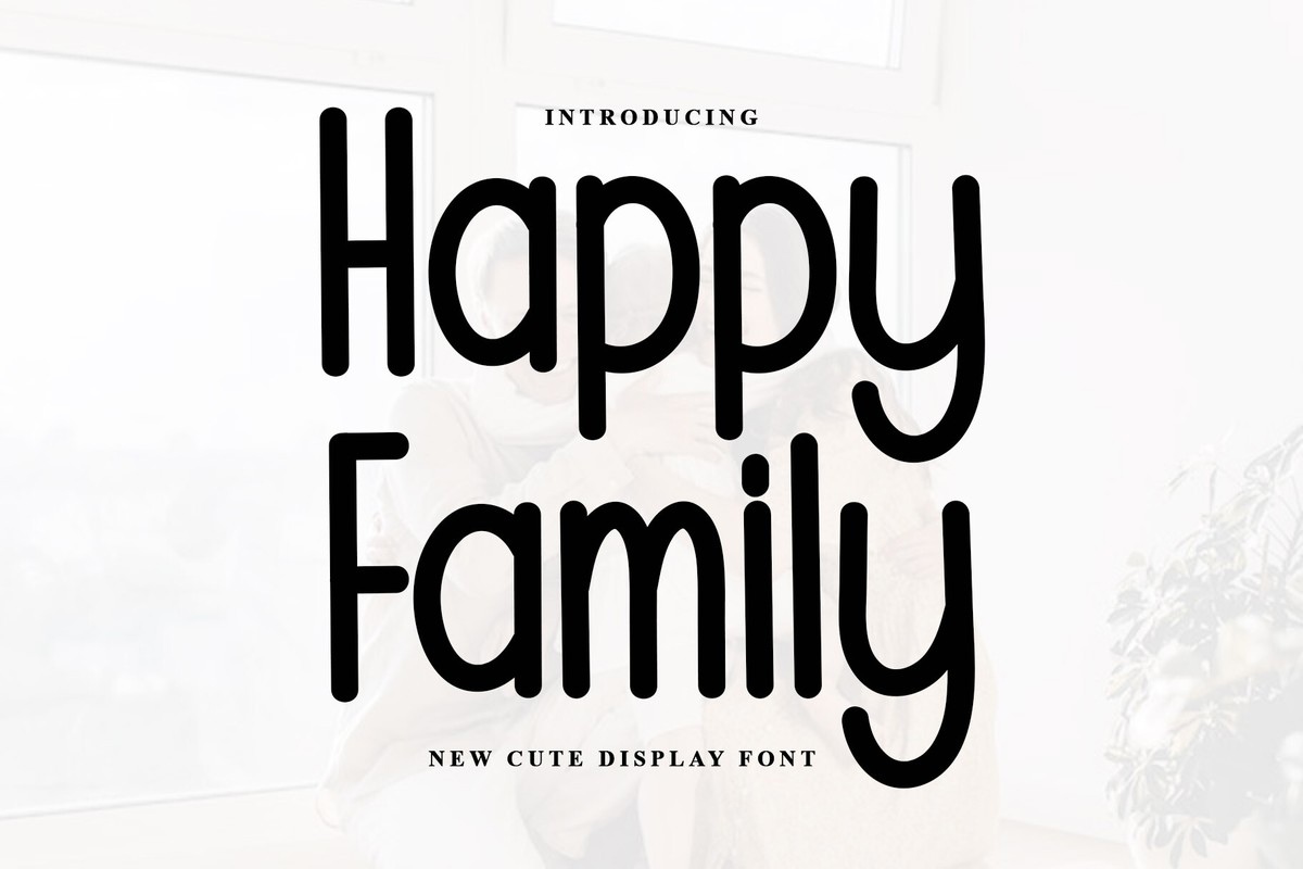 Happy Family Font preview