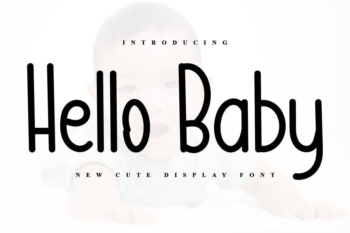 Hello Baby Font preview