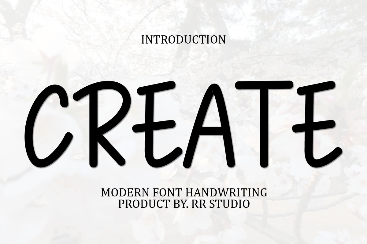 Create Font preview