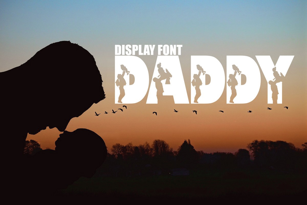 Daddy Font preview