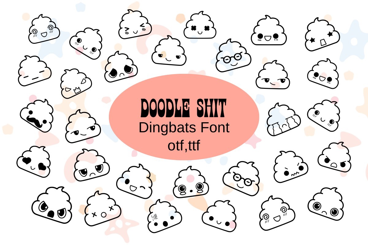 Doodle Shit Font preview