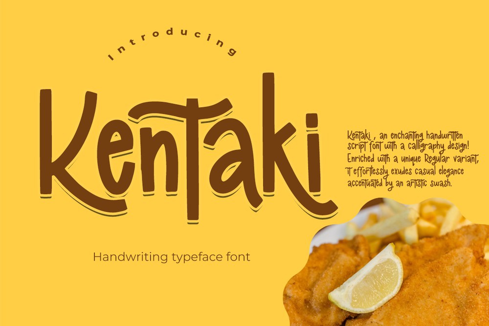 Kentaki Regular Font preview