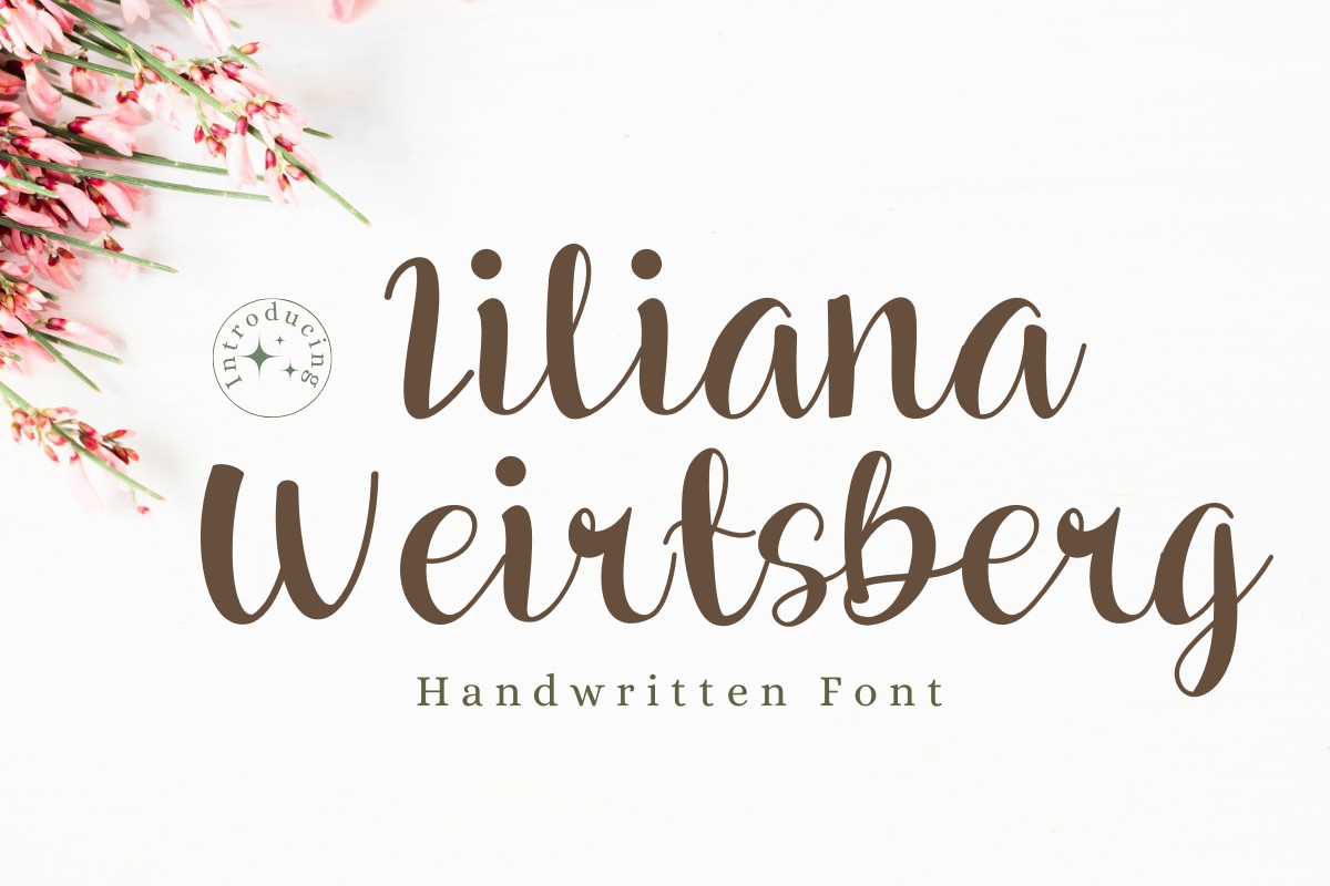 Liliana Weirtsberg Font preview