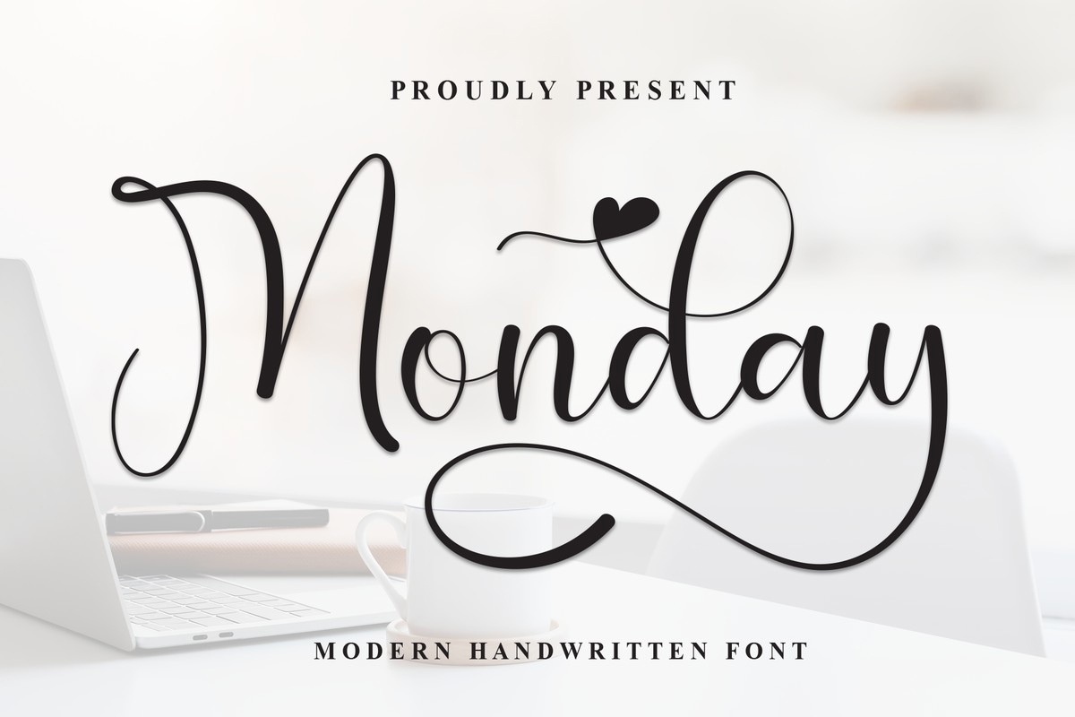 Monday Font preview